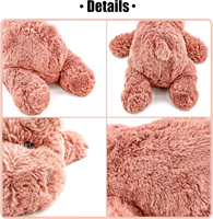 Peluches de poupées en peluche douces chauffantes pour enfants sur mesure Fabricant de peluches en peluche pondérée sur mesure