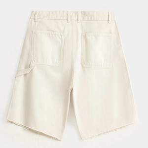 Pantalones cortos cargo de algodón personalizables de cintura media para hombre, ropa informal frontal bordada transpirable - Product Image 4