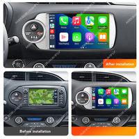 NaviFly Radio Mobil Android Terbaru 4g Lte DSP DVR TRMS untuk Toyota Yaris 2012-2017 dengan Car Play Android Auto
