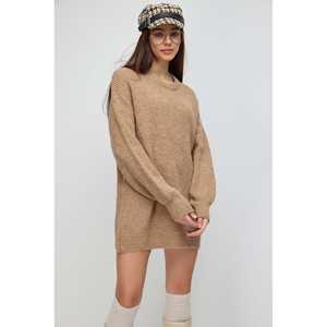 Suéter de Punto Extra Grande para Mujer, Transpirable, de Lana Merino, Informal, Premium, de Punto Trenzado Vintage para Otoño e Invierno, con Frente Incluido - Product Image 2