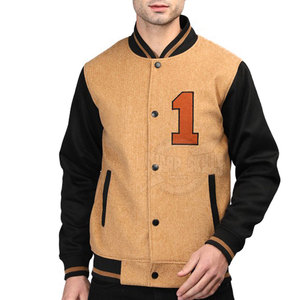 แจ็กเก็ตเบสบอลสำหรับผู้ชายแจ็กเก็ตเบสบอลแบบรัด - Product Image 5