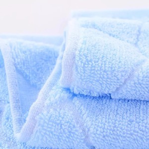 Juego de Toallas de Algodón de Color Sólido, Rectangulares, Lisas, para Uso Doméstico, Toallas de Baño Suaves para la Piel, Azul, Rosa, Crema - Product Image 4