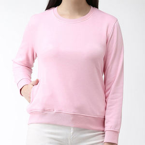 Lo más nuevo, sudadera elegante para mujer, sudadera informal de cuello redondo Lisa personalizada, sudadera cálida de invierno al por mayor para mujer - Product Image 1