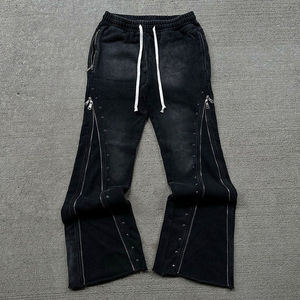 Conjunto Deportivo Personalizado con Logotipo y Pedrería 2026, Sudadera con Capucha y Pantalones Deportivos Unisex para Hombre - Product Image 4