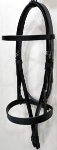 Venta al por mayor para Hunter Style Horse Bridle Cuero genuino Forma anatómica Suave acolchado y ajustable para montar a caballo - Product Image 2