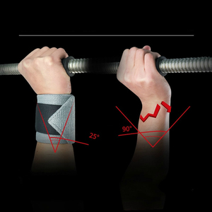 Muñequeras Deportivas Unisex Transpirables de Neopreno y Nailon de Alta Calidad para Entrenamiento con Pesas, Gimnasio y Fitness, con Logotipo Personalizable - Product Image 3