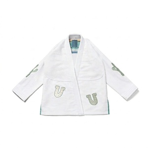 Parche Personalizado de Algodón Blanco para BJJ - Gi de 450GSM Ultraligero y Transpirable con Tejido Perla para Jiu Jitsu Brasileño - Uniforme de Grappling de Alta Calidad - Product Image 1