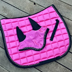 Custom Logo Red Saddle Pad for Equestrian <b>Horse</b> Riding High Quality <b>Stable</b> Use wholesale custom logo - Product Image 4