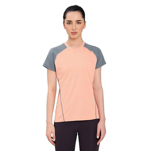 Camiseta Deportiva de Manga Corta para Mujer, de Poliéster, de Secado Rápido, Ajustada, con Cuello Redondo, sin Olor, Transpirable, con Protección UV, Ligera - Product Image 5