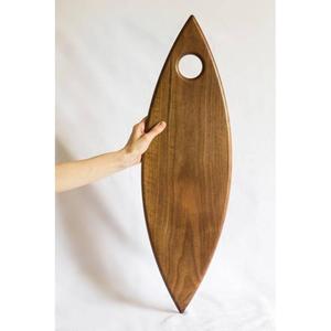 Tabla de cortar de madera grande hecha a mano para uso pesado, ideal para cortar verduras, frutas, pan, carne en las rutinas diarias de cocina - Product Image 4