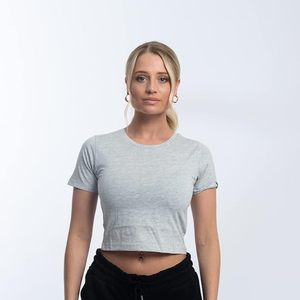 Camiseta 100% algodón sin mangas personalizada para mujer, camiseta recortada de alta calidad para mujer, camiseta Sexy de longitud corta, estilo informal, logotipo Digital - Product Image 6