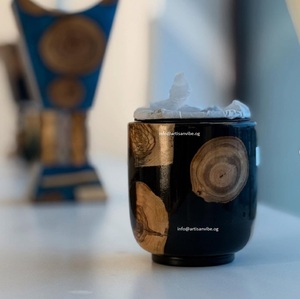 Quemador de Bakhoor Árabe Tradicional Hecho a Mano, Mabkhara Decorativa de Madera de Pino para Uso Religioso en Ramadán, Incienso Ecológico y Duradero - Product Image 5