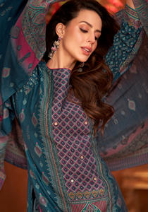 Elegante traje paquistaní Salwar Kameez para mujer con diseño tradicional y elegante de Dupatta a los mejores precios de la India - Product Image 5