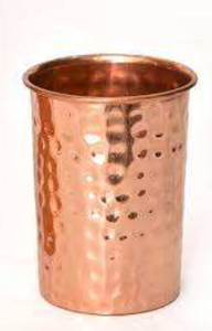 Hammered Style Drinking Cups Party Ware <b>Gift</b> for Your Loved Glass Items Copper Water Glass for Tumblers - Product Image 2