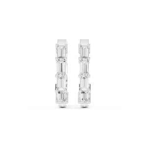 Pendientes de aro al por mayor, joyería para mujer, pendientes de plata de ley 925, redondos geométricos - Product Image 3