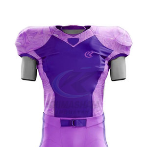 Uniforme de Fútbol Americano Transpirable de Poliéster Sublimado, Servicio OEM ODM, Precio al por Mayor Personalizado desde Pakistán - Product Image 3