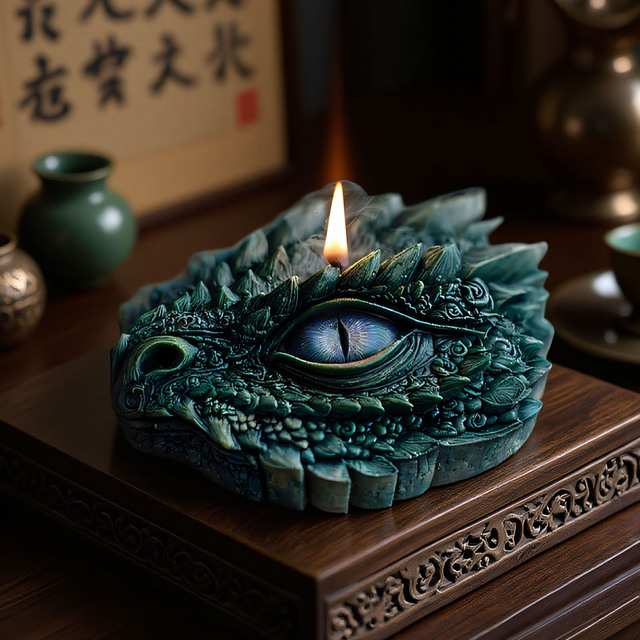 DUMO Simulated Longan Candle Silicone Mold 3D Fantasy Resin Wax Mold Suitable for DIY Handmade Soap and Scented Candle Making