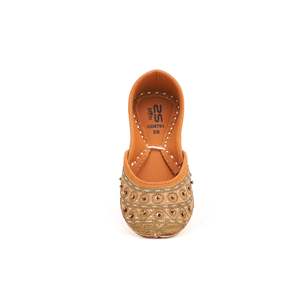 Chicas Brown Fancy Khusa Chunky Shoes KD0781 - Product Image 1