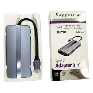 Cargador USB Multipuerto 8 en 1 con Adaptadores y Conectores de Carga Rápida PD - Product Image 1