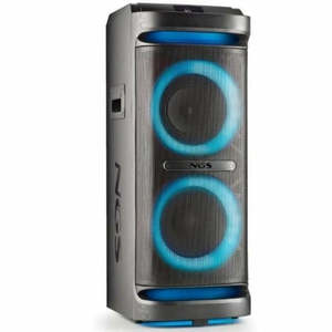 Altavoz Bluetooth Portátil NGS WILDSPACE2 Negro con LED, Micrófono, USB, AUX, Comunicación, Mini, Plástico, Batería, para Fiestas al Aire Libre - Product Image 1