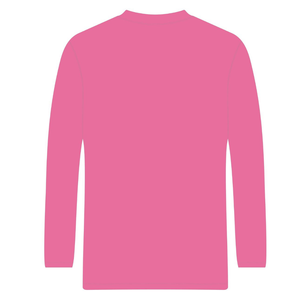 T-shirt à manches longues rose Legacy, vêtements de sororité grecque, vêtements de sororité universitaire pour femmes, rose et vert, élégant, décontracté, vêtements grecs - Product Image 2