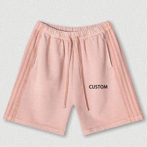 Pantalones cortos Cargo de algodón de alta calidad para hombre de verano, Bermudas de diseño personalizado con bolsillos, patrón de tejido informal - Product Image 3