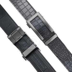 Cinturones de Cuero Ajustables y Duraderos, Elegantes y Formales para Hombre, para Oficina, Aire Libre, Accesorios de Moda Prácticos y Clásicos - Product Image 5
