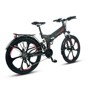Bicicleta Eléctrica Plegable Auténtica de 750W y 26 Pulgadas, Bicicletas Eléctricas Plegables de 17AH para Adultos - Product Image 2