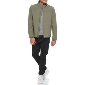 Meilleur prix pour une veste softshell décontractée en toile de haute qualité, unisexe, pour l'hiver, avec logo sur le devant, coupe-vent et imperméable - Product Image 5