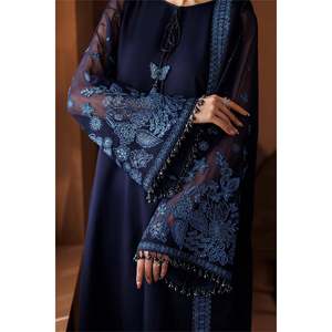 Ensemble de costume pour femme en mousseline brodée PR-1287 - Product Image 3