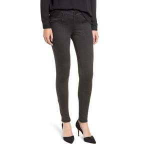 Jeans Skinny da Donna Grigio Ab-Solution con Doppia Cerniera alla Caviglia, Taglia 10, Vita Media, Collezione Wit & Wisdom, in Tessuto Denim - Product Image 1