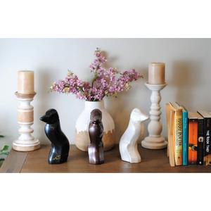 โกศรูปปั้นแมวสีขาวสำหรับใส่เถ้ากระดูกสัตว์เลี้ยงที่รัก งานฝีมือเคลือบเงาคุณภาพสูง สำหรับใส่เถ้ากระดูกสัตว์ในพิธีศพ - Product Image 6