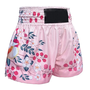 Pantalones cortos de Kick Boxing para hombre de alta calidad hechos a medida 2023, venta al por mayor, ropa de artes marciales para entrenamiento - Product Image 5