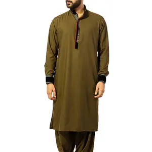 100% उच्च गुणवत्ता वाले पुरुषों की सलवार कमीज, नई आगमन सलवार कमीज, नई डिजाइन पाकिस्तानी सलवार कमीज