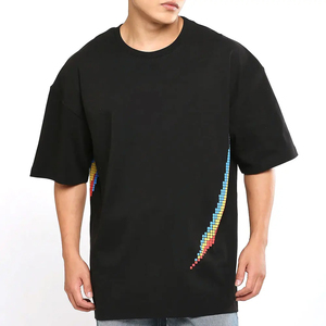 Camiseta informal de algodón de verano, camiseta estampada para hombre, ropa de calle, camisetas gráficas personalizadas, camiseta suave de cuello redondo, camiseta ajustada - Product Image 1