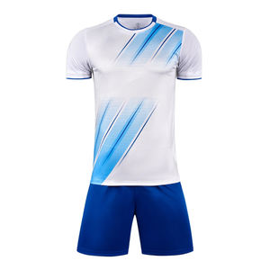 ชุดฟุตบอลแห้งเร็ว ระบายอากาศได้ดี เสื้อและกางเกงขาสั้นสำหรับฝึกซ้อมและแข่งขัน - Product Image 3