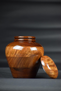 Urna de palisandro artesanal para cenizas humanas Premium Memorial Keepsake Premium Caja de urna de madera para adultos - Product Image 6