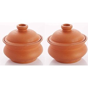 Juego de 2 Macetas para hacer yogur de terracota Juego de ollas para cuajada de 750ml - Product Image 1