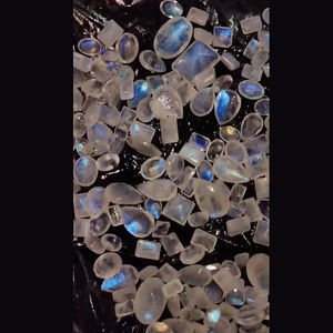 Alto 282 Uds piedra lunar arcoíris Natural 362cts Lote 7x5mm 8x6mm 9x7mm 10x8mm Oval Marquesa rectángulo pera faceta blanco Iroc ventas - Product Image 1