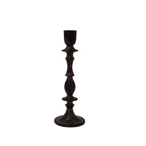 Bougeoir conique moderne en aluminium argenté, fait à la main, décoration de table de Noël pour la maison, le mariage et les occasions de Noël - Product Image 6