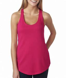 Women's <b>Sleeveless</b> Cotton Tank <b>Tops</b> Quick Dry Knitted Gym Yoga Stringer <b>Top</b> Short Length Singlet Waistcoat for Training Tank - Product Image 2