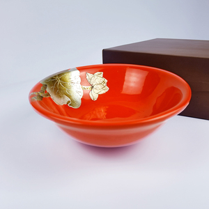 Vietnam Handmade Eco-Friendly <b>Lacquerware</b> Bowl Traditional Natural Material Handicraft by VietnamCrafts for Daily Use LBW6030 - Product Image 2