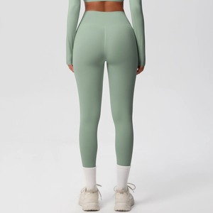 Top Notch High Quality Women's Slim Fit Yoga <b>Leggings</b> New Arrival with Solid Pattern Pakistan Made - Product Image 6