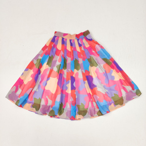 Vestido Étnico Shoryam para Niñas, Estilo Palak Verde, Estampado Camuflaje, Lehenga Completamente Cosido, Largo hasta el Suelo, para Fiestas y Bodas - Product Image 4