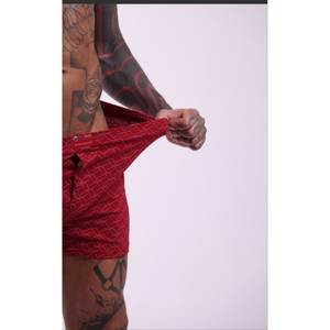 Calzoncillos Boxer para Hombre, 100% Algodón, Rojos, Transpirables, Cómodos, Corte Relajado, Ropa Interior Masculina de Algodón Suave, Tallas 48-66 - Product Image 3