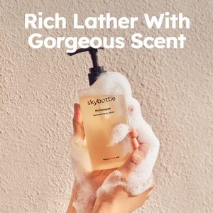 SKYBOTTLE Muhwagua perfumado Body Wash 300ml-Gel de ducha floral coreano para una piel suave hidratada y brillante - Product Image 5