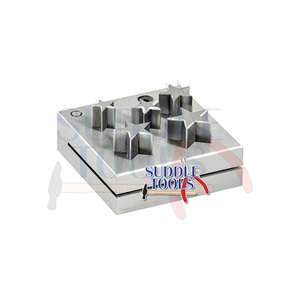 GRANDE FORME D'ÉTOILE DISQUE DE PRÉCISION FANTAISIE COUPE COUPE POINÇON POINÇONNAGE DIE MATRICES SET OUTILS MÉTALLIQUES EN ACIER DUR DURCI - Product Image 3