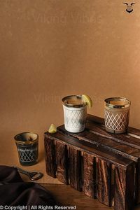 Vaso de Cuerno Natural Hecho a Mano Estilo Bar para Hombres y Mujeres, Perfecto para Compradores con Presupuesto Limitado por AALIYAN IMPEX - Product Image 2