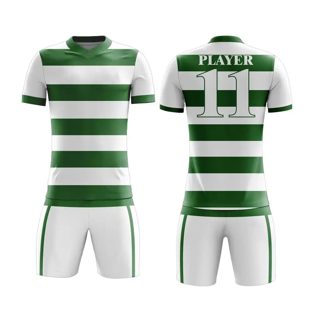 2023 High Quality Cheap Soccer Jersey 100% Polyester Multi Designs Soccer Uniform Best Product Manufacturer