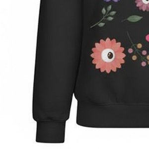 เสื้อสเวตเชิ้ตผู้หญิงสีดำพิมพ์โลโก้ตามสั่ง ขายดี มีซับใน ใส่ได้ทั้งฤดูหนาวและฤดูร้อน ระบายอากาศได้ดี สไตล์ไฮสตรีท - Product Image 6